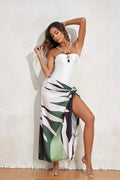2026 New Women's One-Piece Swimsuit Bead Print Beachwear Slimming Sexy Sun Protection Skirt Bikini Set Fashionable And Elegant