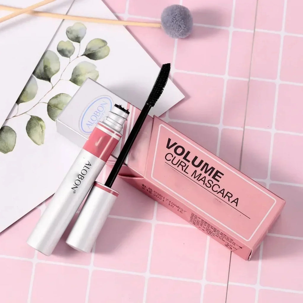 Mascara Individual Curl Eyelash Extension Mascara Makeup 1pc Black Ink Alobon 3d Fiber Lashes Rimel Alarga Pestañas Косметика