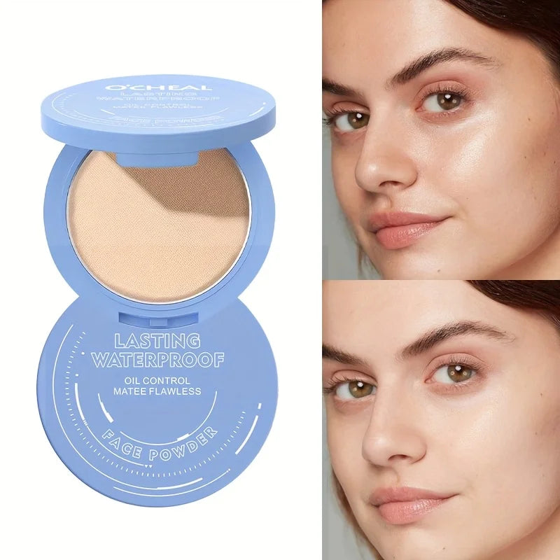 Durable Waterproof Loose Powder - Waterproof and Sweat Resistant, Suitable for All Skin Types, Creating a Natural Makeup Look