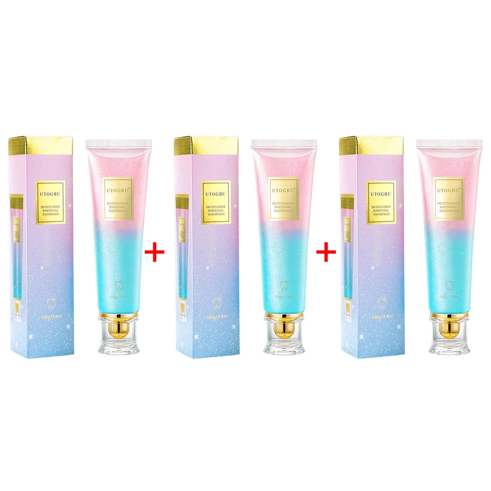 Whitening Toothpaste Nicotinamide Dazzling Toothpaste Remove Plaque Stains Teeth Oral Hygiene Clean Fresh Breath Teeth Care 100g