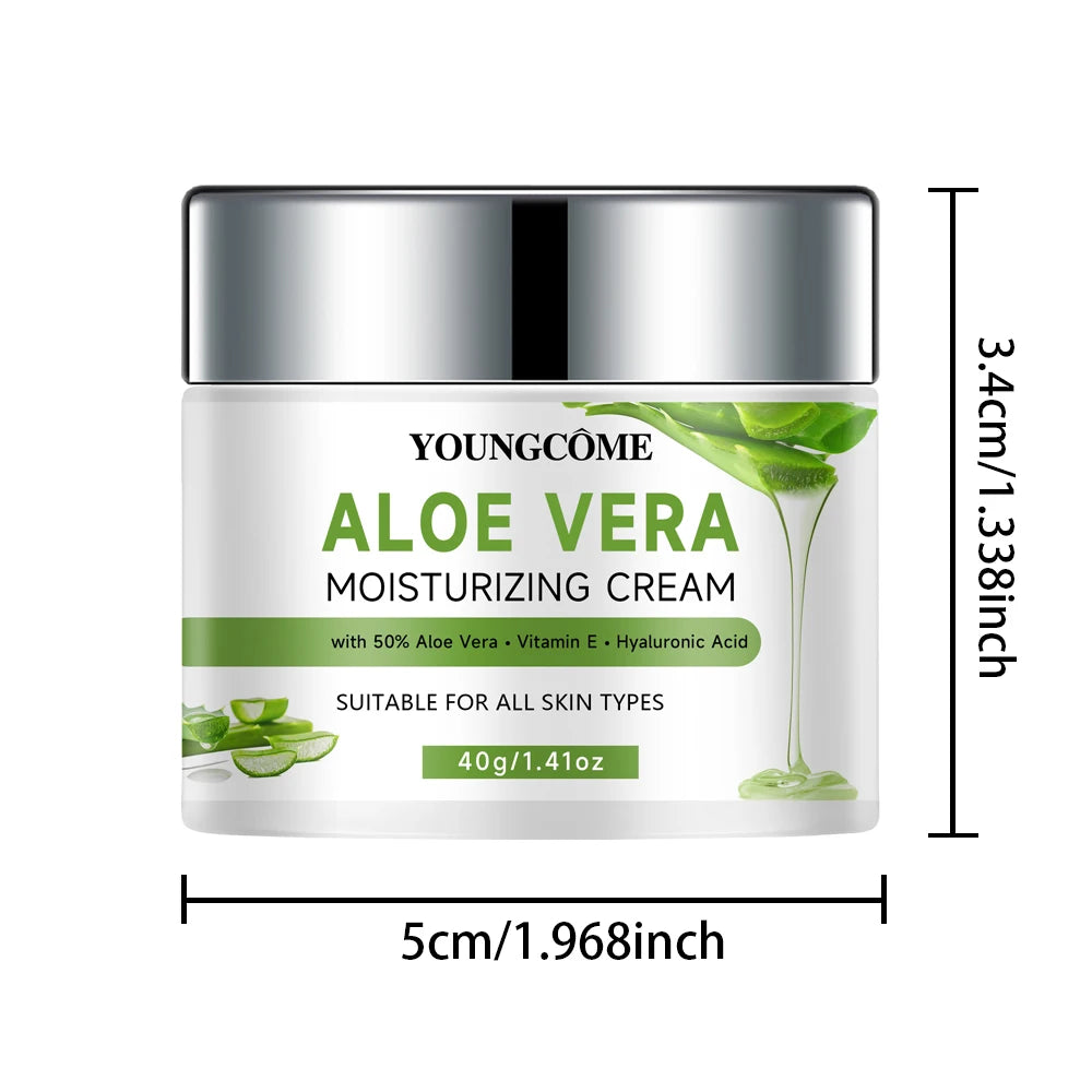 Natural Aloe Vera Gel Face Cream Moisturizing Blackhead Removal Creams For Women Korean Skin Care Products Cosmetics Nourishing
