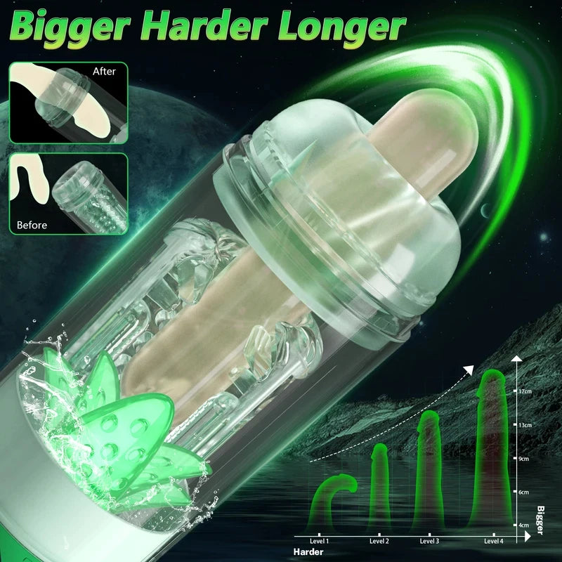 Sex Toys for Men Automatic Sucking Licking Male Masturbator Penis Pump Sucking Pocket Pussy Blowjob Machine Adult Supplies