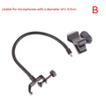 Radio Broadcasting Studio Live Broadcast Equipment Stations Flexible Microphone Gooseneck  phone Stand with Desk Clamp