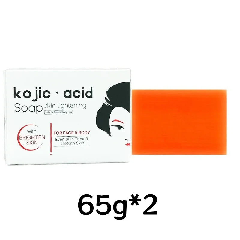 Kojic Acid Soap Face Body 100g Handmade Papaya Soap Deep Cleansing Brightening Skin Whitening Soap For Daily Facial Cleansing