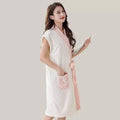 High-quality Unisex Absorbent Bathrobe for Adults, Quick-drying Towel-style Bathrobe for Men and Women