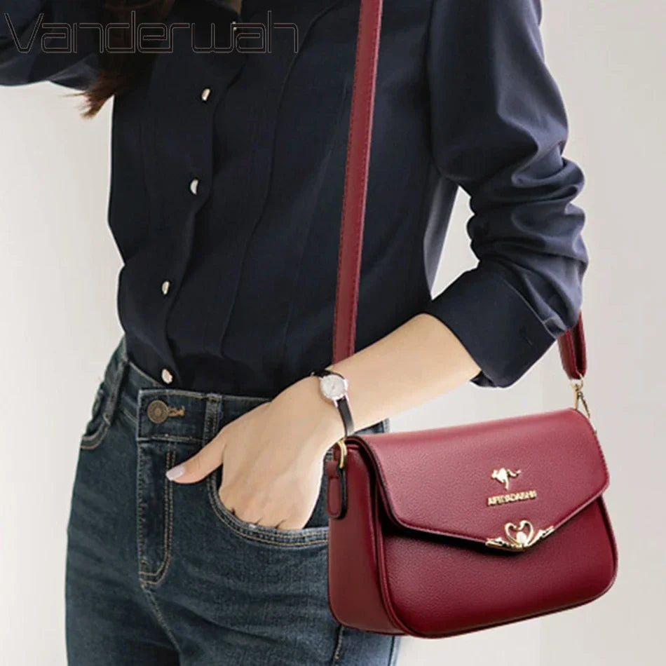 2024 Women's Small Handbags and Purses Female Shoulder Crossbody Bag High Quality Lady Messenger Sac Luxury Design Femme Bolsa