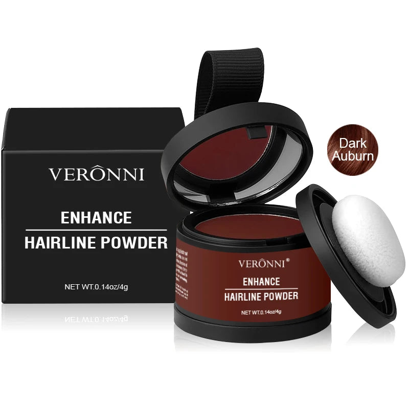 Hair Line Powder 4g Black Root Cover Up Natural Instant Waterproof Hairline Shadow Powder Hair Concealer Coverage 14 Color