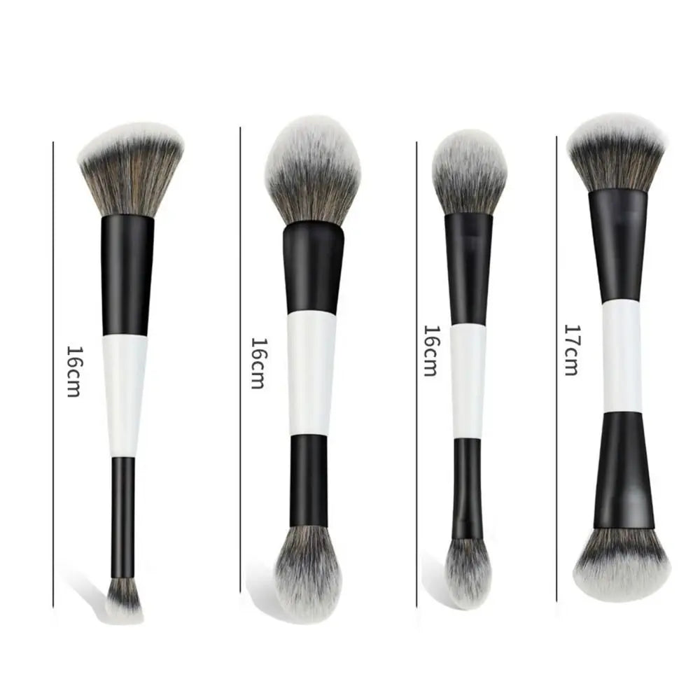 Dual-Ended F4 Contour Face Brush High Coverage Cosmetic Beauty Makeup Brushes Multi-purpose Eyeshadow Concealer Brushes