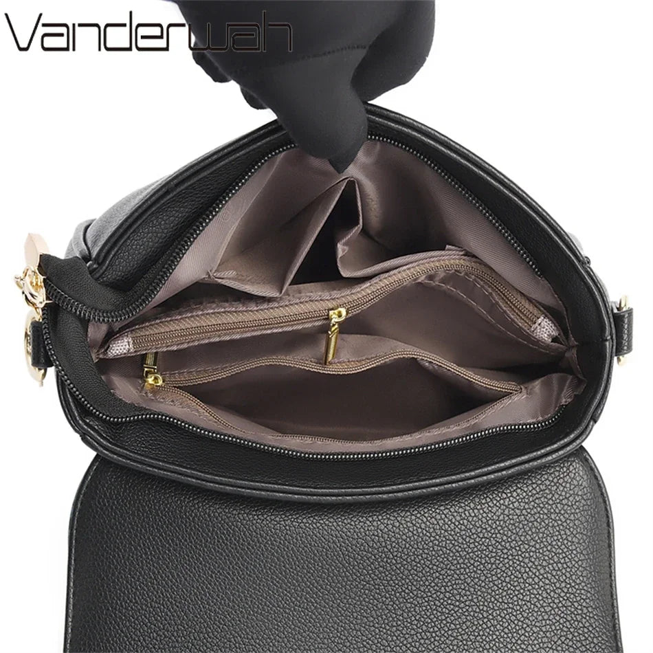 2024 Women's Small Handbags and Purses Female Shoulder Crossbody Bag High Quality Lady Messenger Sac Luxury Design Femme Bolsa