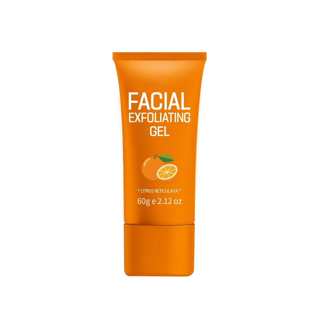 Orange Exfoliating Gel For Facial Body Gentle Orange Facial Scrub Body Cleansing Gel Dead Skin Remover Scrub Skin Cleaning