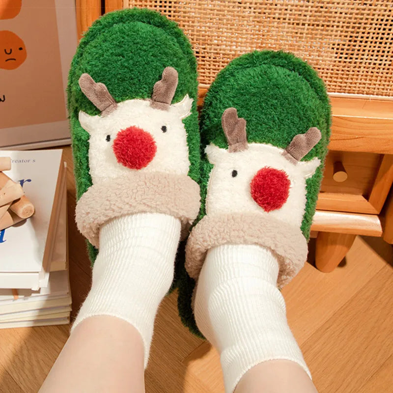 Slippers Woman Lovely Furry Women's Home Slippers Winter House Shoes Women Indoor Slippers Plush Winter Shoes Pantuflas Mujer