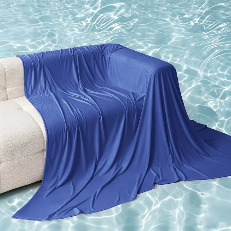 Cool Feeling Ice Silk Cool Blanket Lightweight And Breathable Air Conditioning Skin Friendly Summer Blanket Ice Silk Blanket
