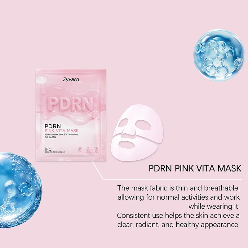 Korean PDRN Collagen Mask Lift Firm Skin Care Mask Deeply Moisturizes Radiant Skin Elastic Brightening Overnight Hydrating Mask