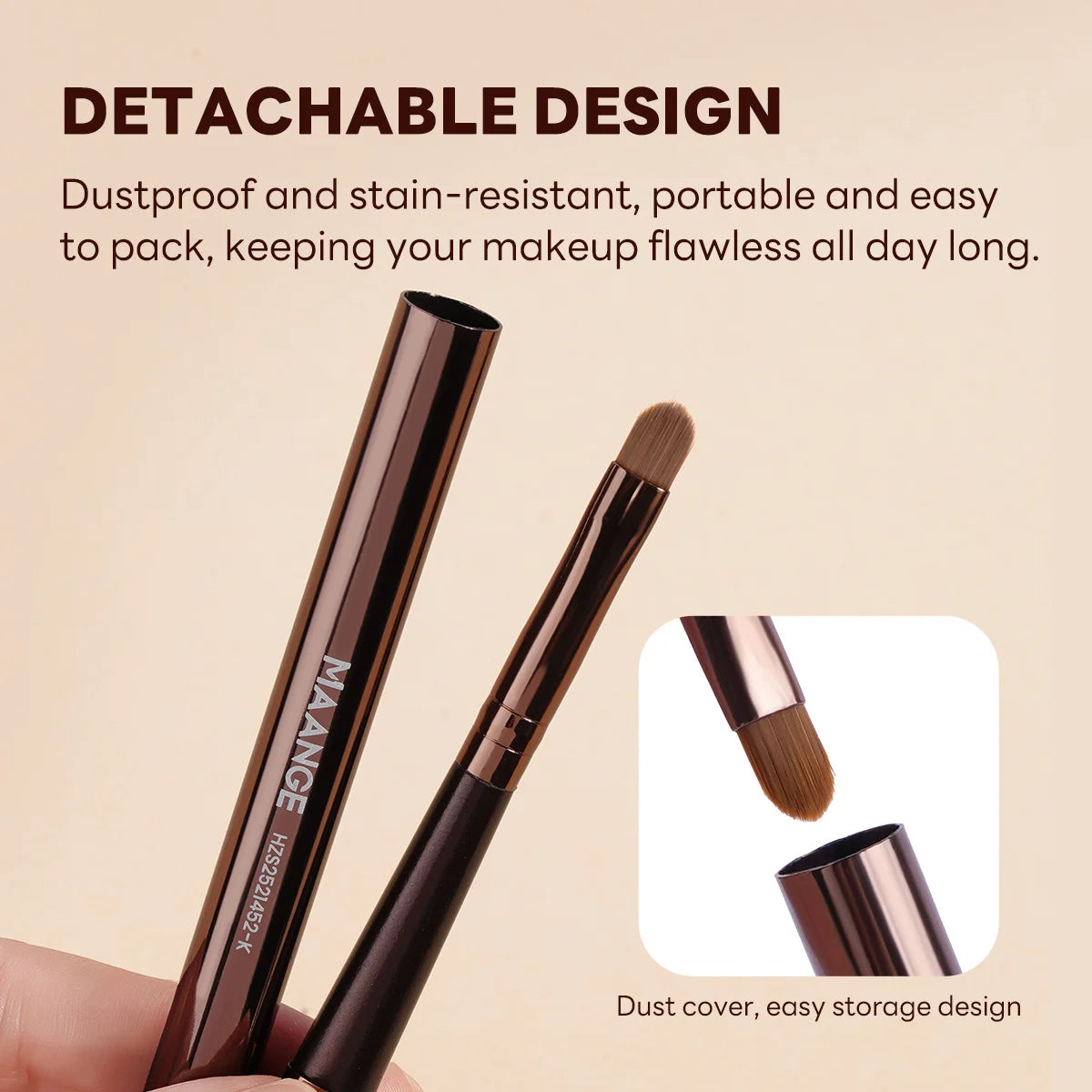 MAANGE 21pcs Makeup Brush Set Including Eyeshadow Brush Foundation Brush, BB Cream Brush Concealer Brush Mixed Brushes Makeup