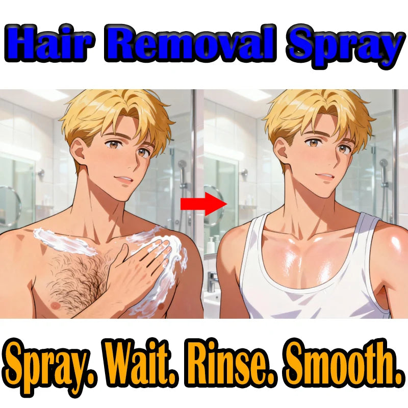 Hair Removal Spray Gentle Shaving Depilator Silky Smooth Skin on Body Arm Legs Hair Growth Inhibitor Depilatory Body Cream Care