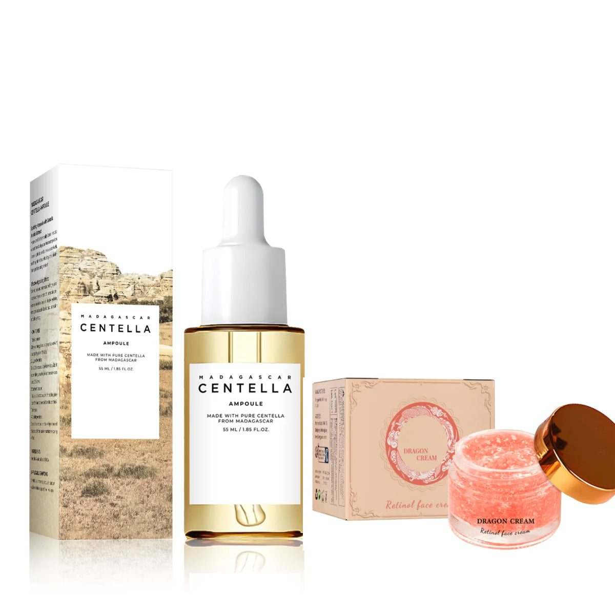 Madagascar Gotu Kola Calming Essence 55ml - For Sensitive & Acne-Prone Skin, Reduces Breakouts & Provides Deep Hydration.