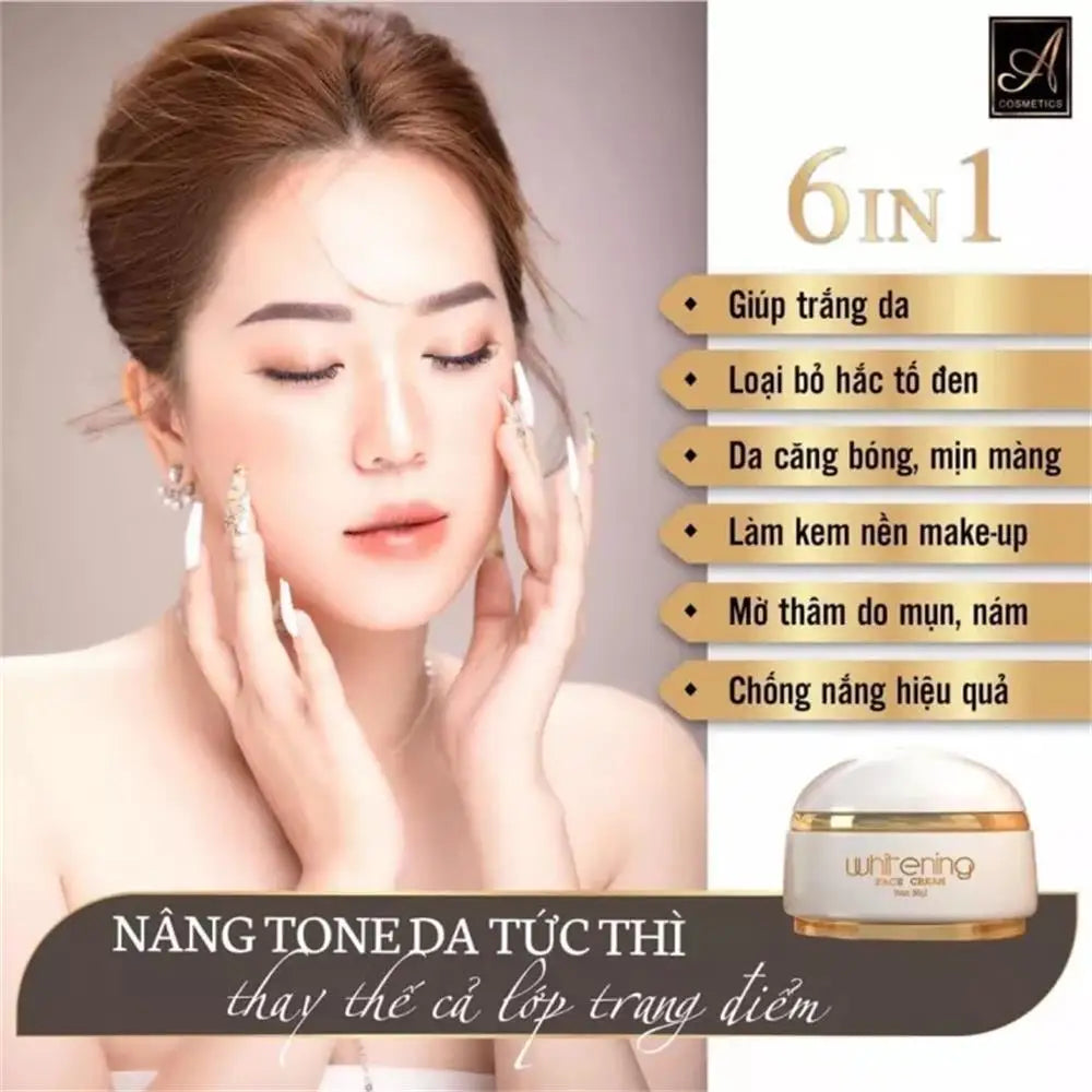 Kem Dưỡng Trắng Da Face Pháp A Cosmetic 20g Mẫu Mới, Brighten Skin, Hydrate & Nourish, Whitening Facial Care