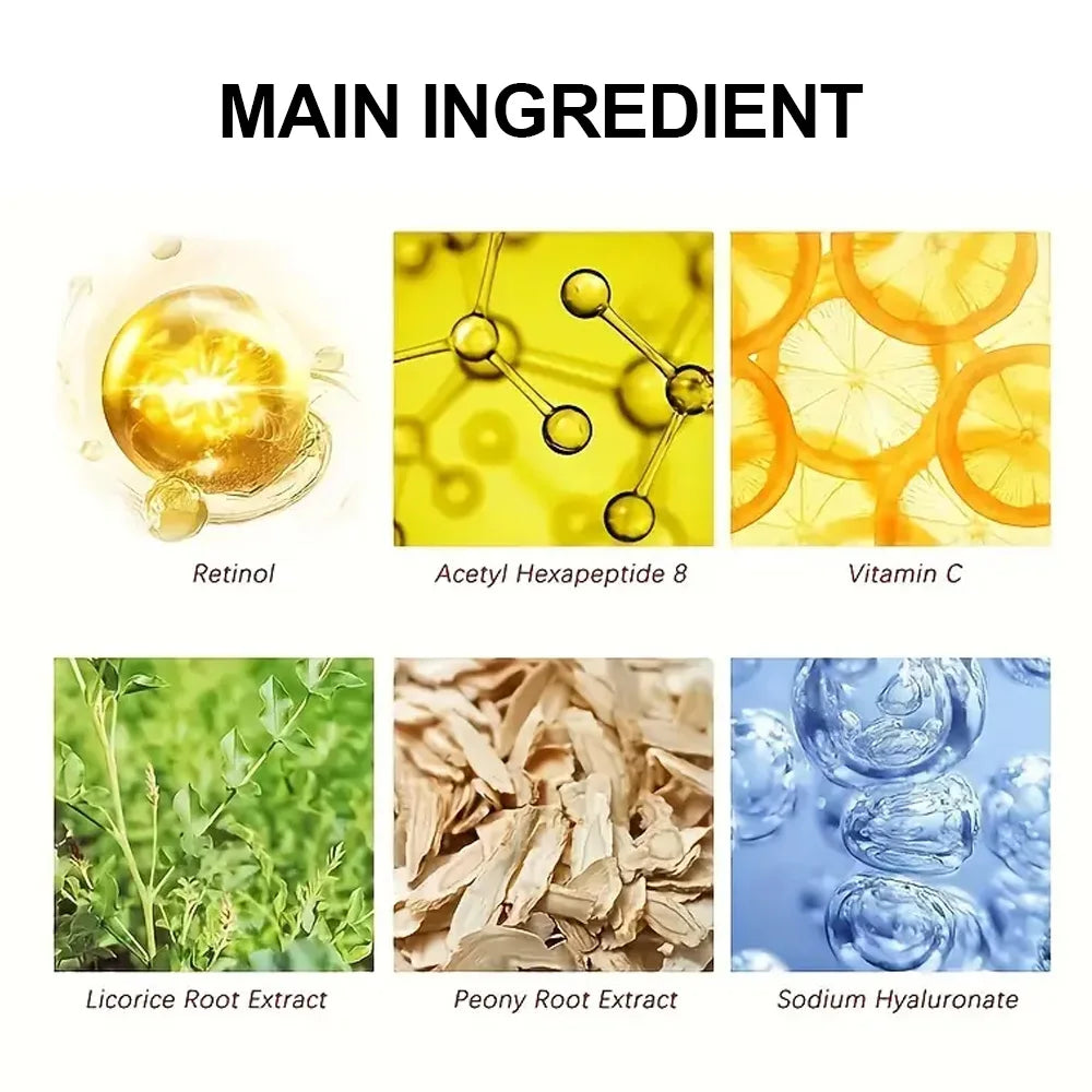 YOUNGCOMEN Vitamin C Face cream Retinol Moisturizing Firming Hyaluronic Lightening Repairing Smooth Skincare Whitening Creams