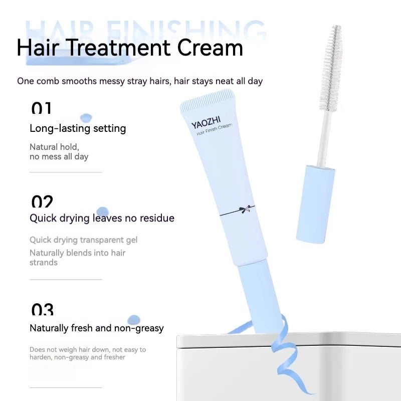 Yaozhi Hair Mascrara Gel Temporary Breaking Anti Explosion Bangs Longlasting Hair Tidying Cream for Women Frizzy Styling No Wash