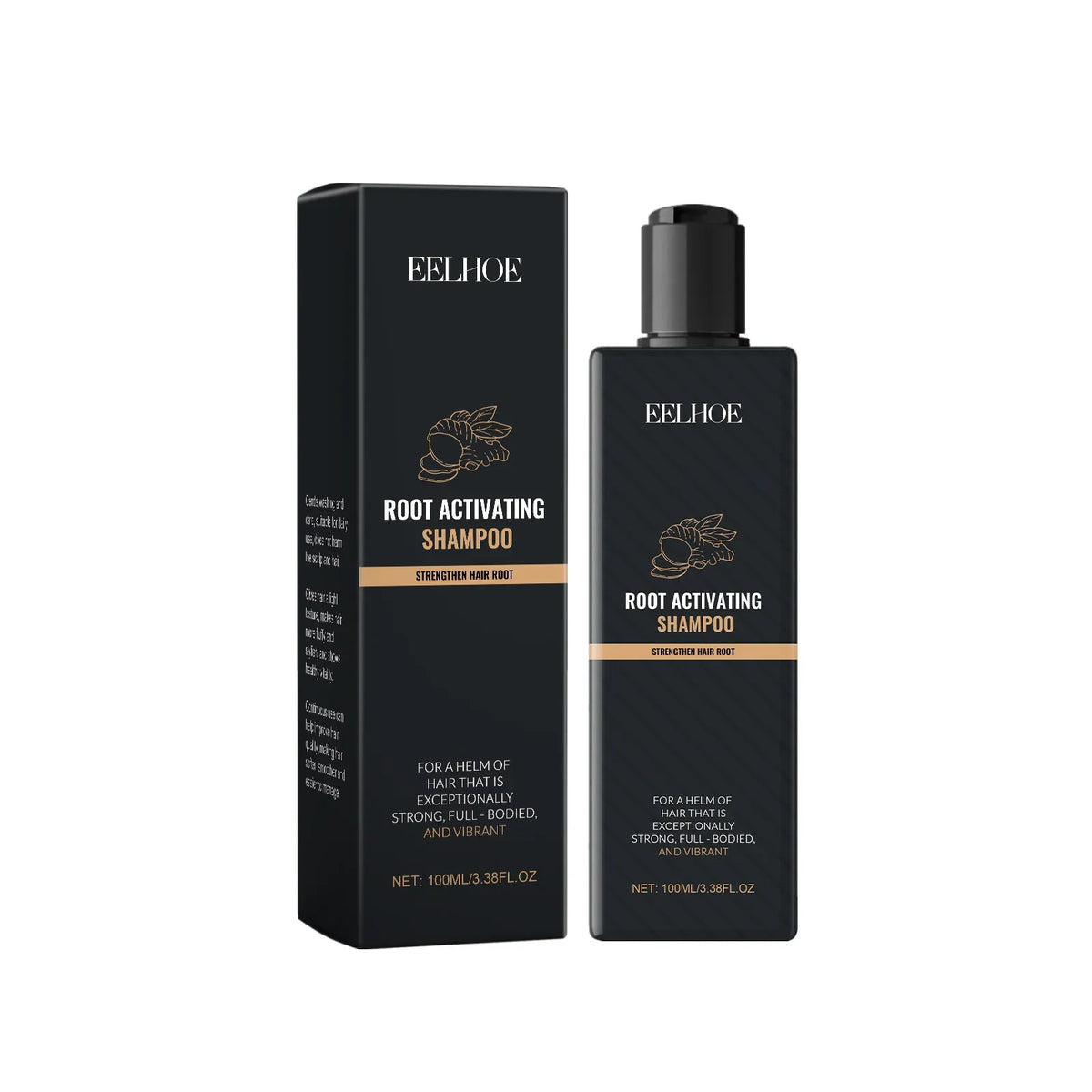Eelhoe Ginger Root Hair Care Shampoo Series Dandruff Control Reducing Brittle Pure Plant Strengthens Roots Shampoo for Hair Loss
