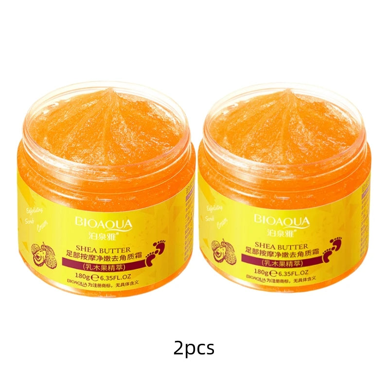 Foot Massage Exfoliating Cream, Gently Massages the Skin, Deeply Cleanses Dirt and Exfoliates, Helps Improve Rough Skin Texture, Leaving Feet Clean, Soft, Smooth, and Delicate.