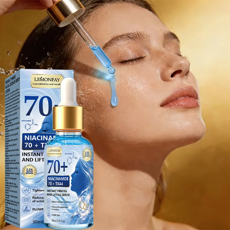 Anti Wrinkle Plumping Face Serum Niacinamide Coenzyme Q10 Retinol Deep Hydration Tightening Facial Skin Care Liquid