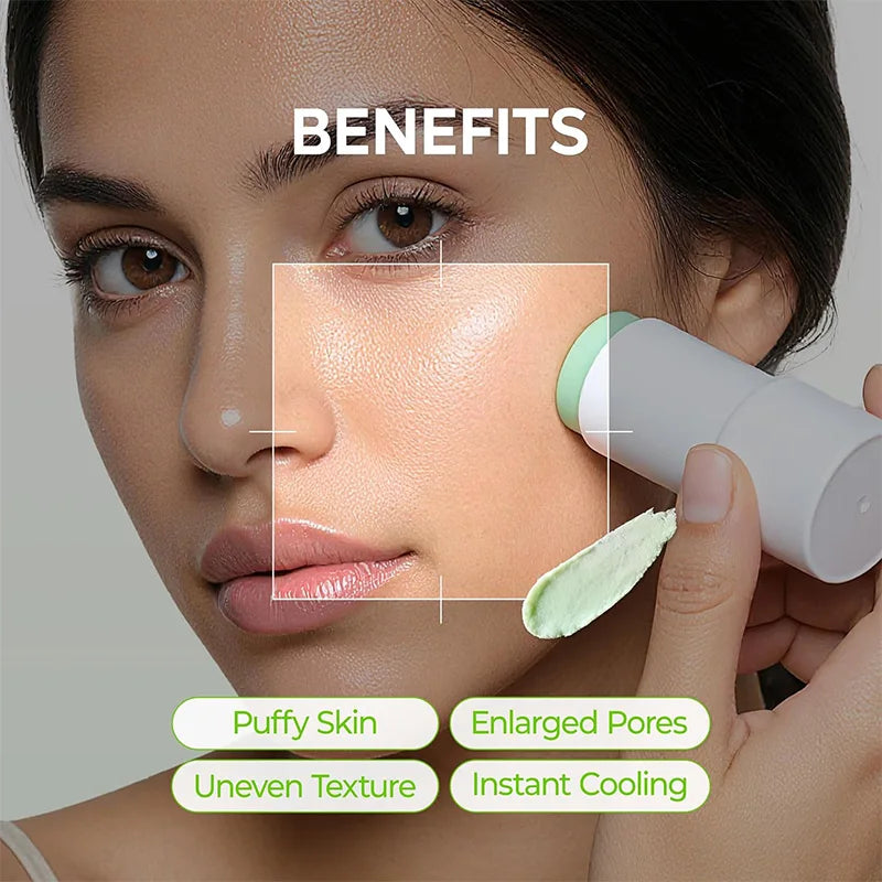Pore Relief Multi Balm Stick Cooling Face Balm Cream for Enlarged Pores Moisturizing With Cactus Extract Korean Skincare