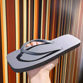 Casual Men Flat Slippers Flip Flops Thick Sole Comfortable Outdoor Beach Sandals Non-Slip Shoes 2024 Indoor Shower Zapatos