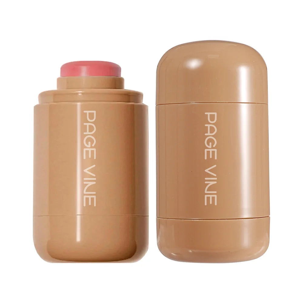 Multi-use Blush Stick Lip Cheek Eyes 3-in-1 Cream Blush Natural Matte Nude Makeup Long Lasting
