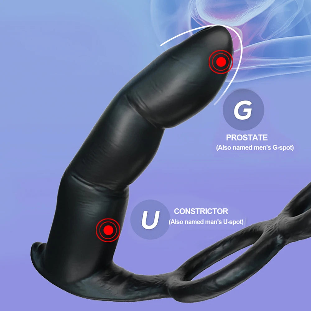 Sex Toys Anal Vibrators Finger Prostate Massage Butt Plug Prostate Stimulator Anus Male Masturbator Plug Sex Toys For Men Gays