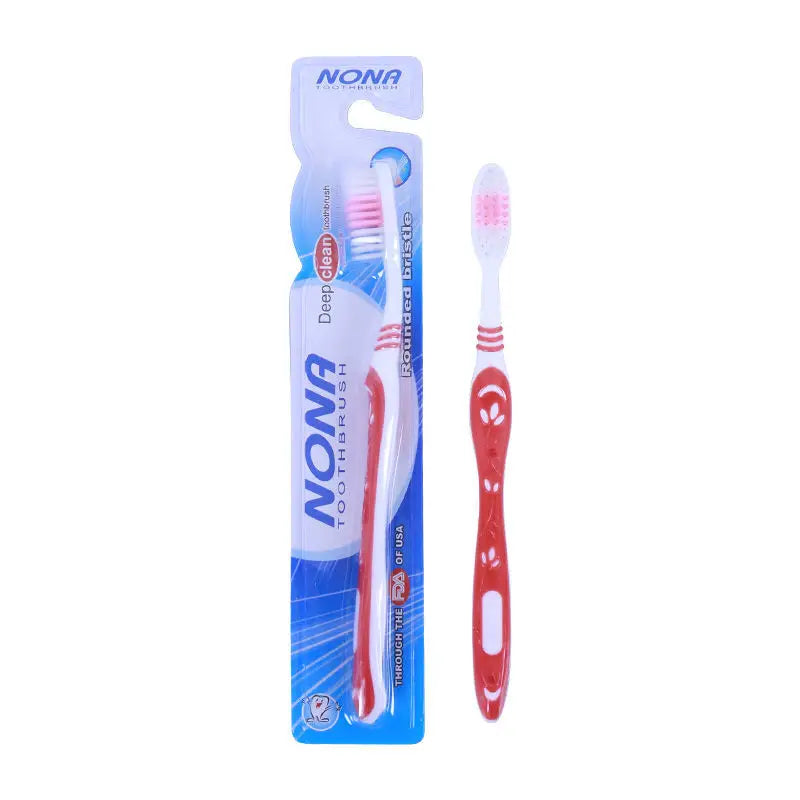 NONA toothbrush, natural, high quality manual toothbrush, soft bristles, suitable for gums, for everyday deep cleaning oral care