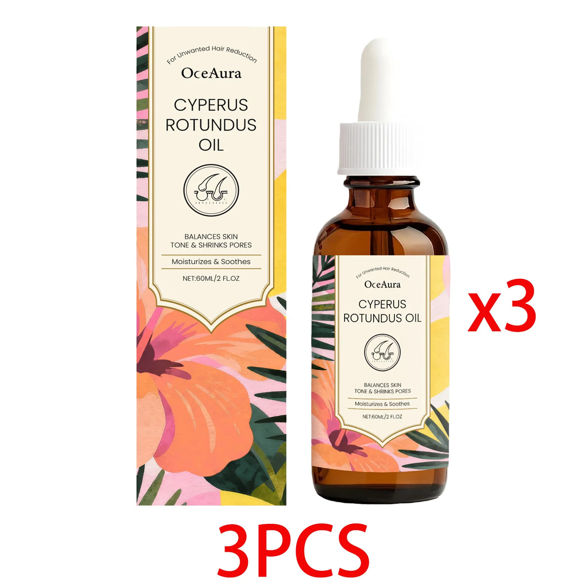 Cyperus Rotundus Oil For Hair Removal After Soft Smooth Skin Care Deep Hydration Anti Hair Growth Inhibition After Shave Oil60ml