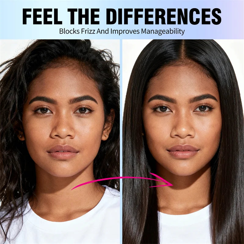 Hair Straightening Cream with Comb Repair Hair Frizz Permanent Salon Curly Straightening Mask Protein Smooth Keratin Hair Care