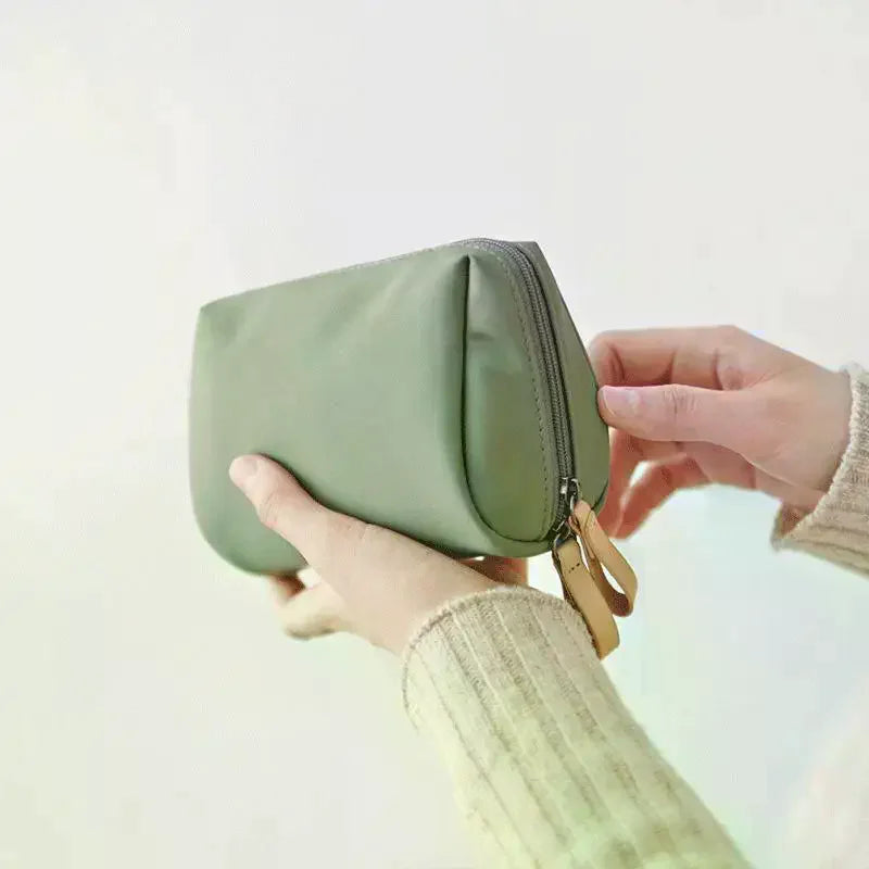 Mini Cosmetic Bag for Women Portable Makeup Organizer Small Lipstick Purse Multiuse  Pouch for Work Office Travel