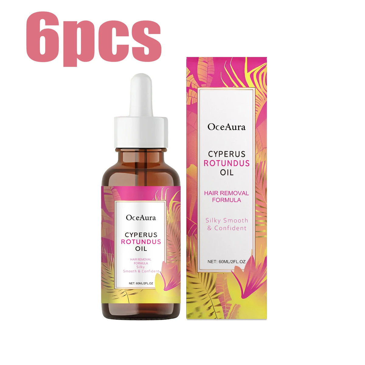 60ml Cyperus Rotundus Oil Natural Growth Inhibitor Essential Oil Gentle Cleansing Post Hair Removal Moisturizing Daily Body Care