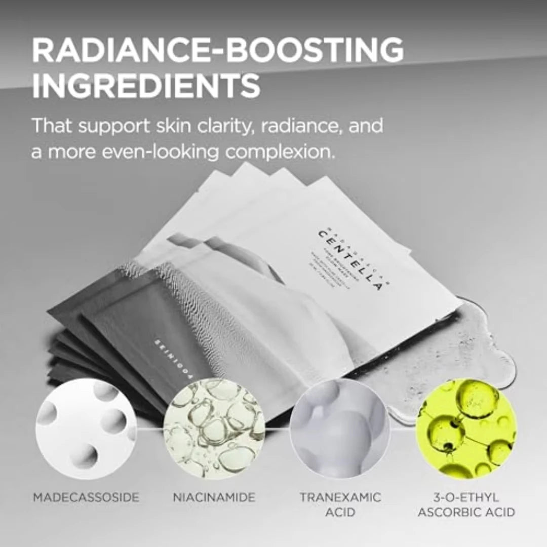 Korea SKIN1004 Centella Asiatica Face Mask 5pcs 25ml Premium Deep Moisturizing and Repairing Essential Skincare Makeup With Box