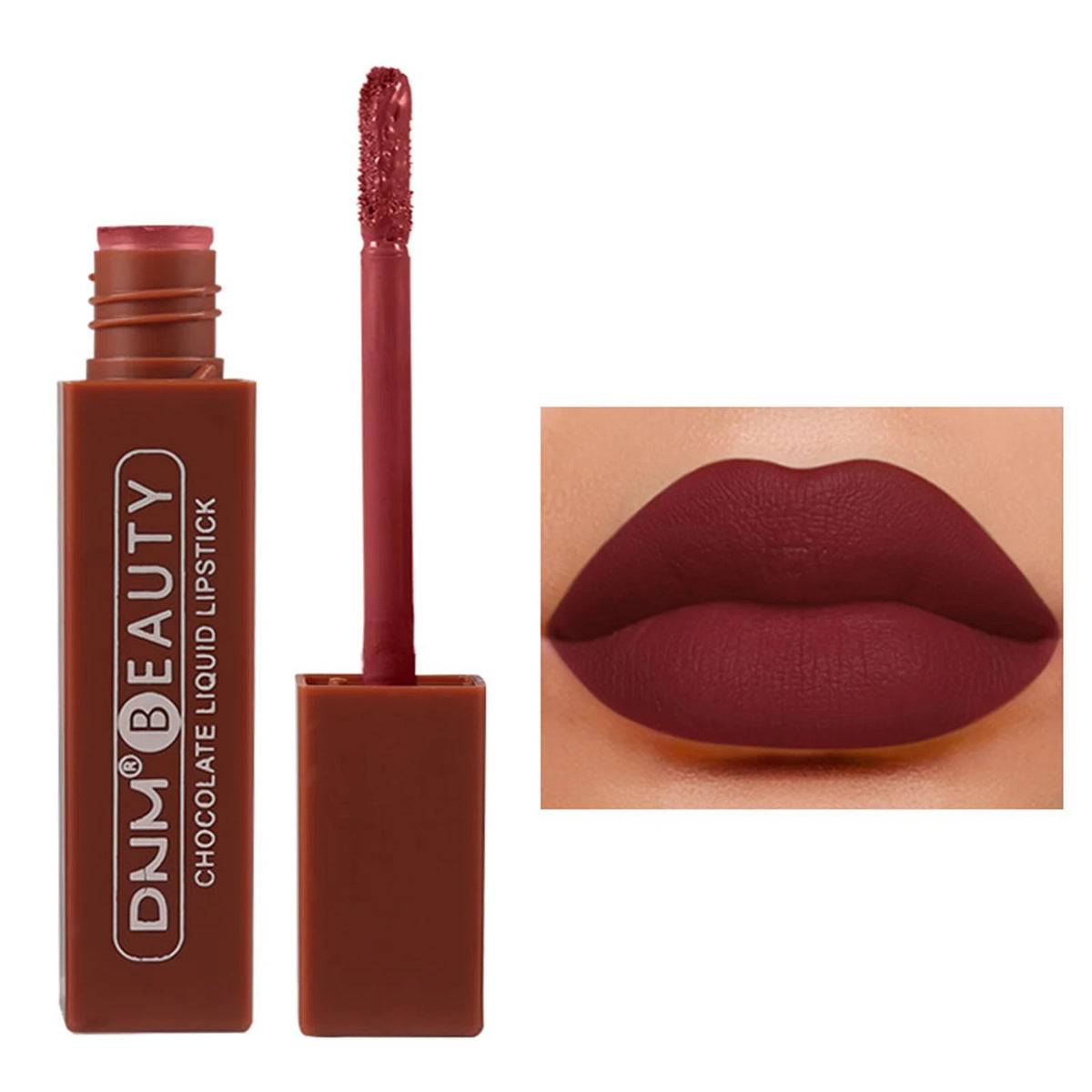 Velvety Matte Liquid Lipstick Long-lasting Lip Gloss Lip Makeup Cosmetics Moisturizing Lip Tint Waterproof Non-marking 1PCS