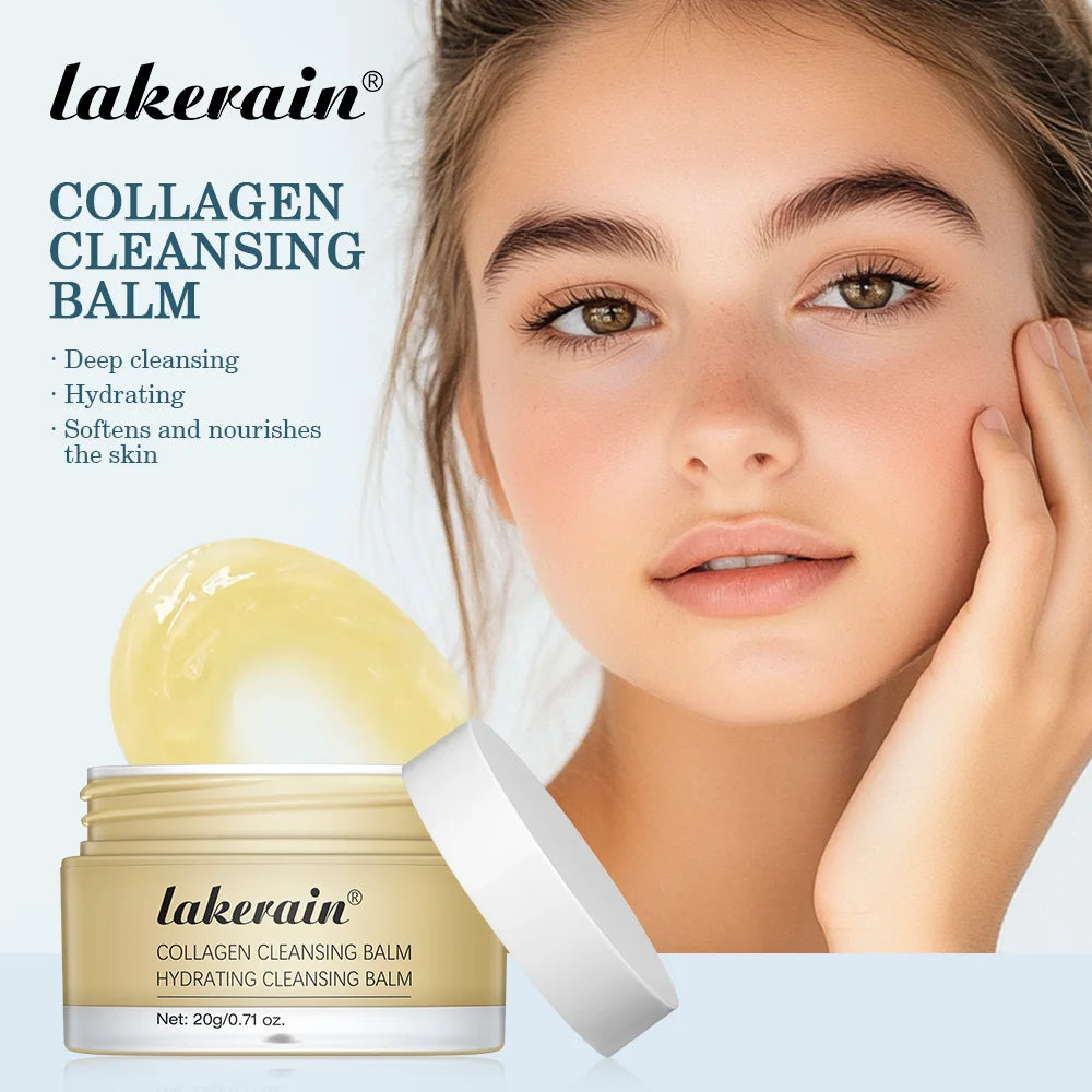 Lakerain Cleansing Balm Deep Cleansing Hydrating Softening And Nourishing Skin Gently Remove Facial Makeup Cleanser Balm