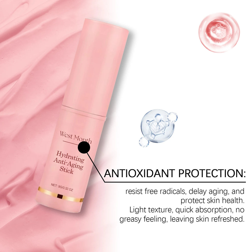 Collagen Multi Bounce Balm Stick – Firming & Lifting, Wrinkle Removal Brightening Facial Dull Skin Moisturizing Skin Care Korean