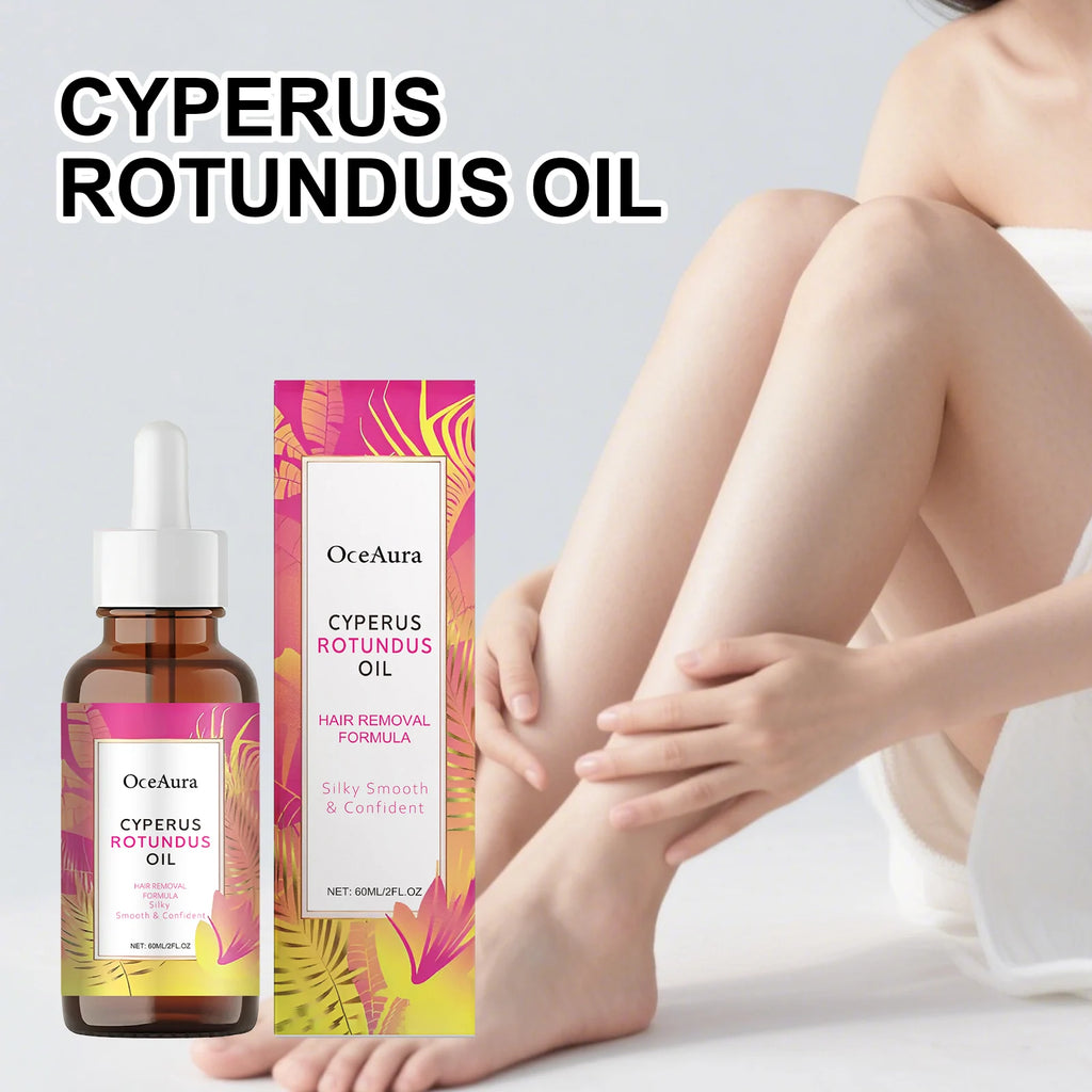 Cyperus Rotundus Oil for Hair Removal Soft Smooth Skin Care Deep Hydration Anti Hair Growth Inhibition After Shave Oil