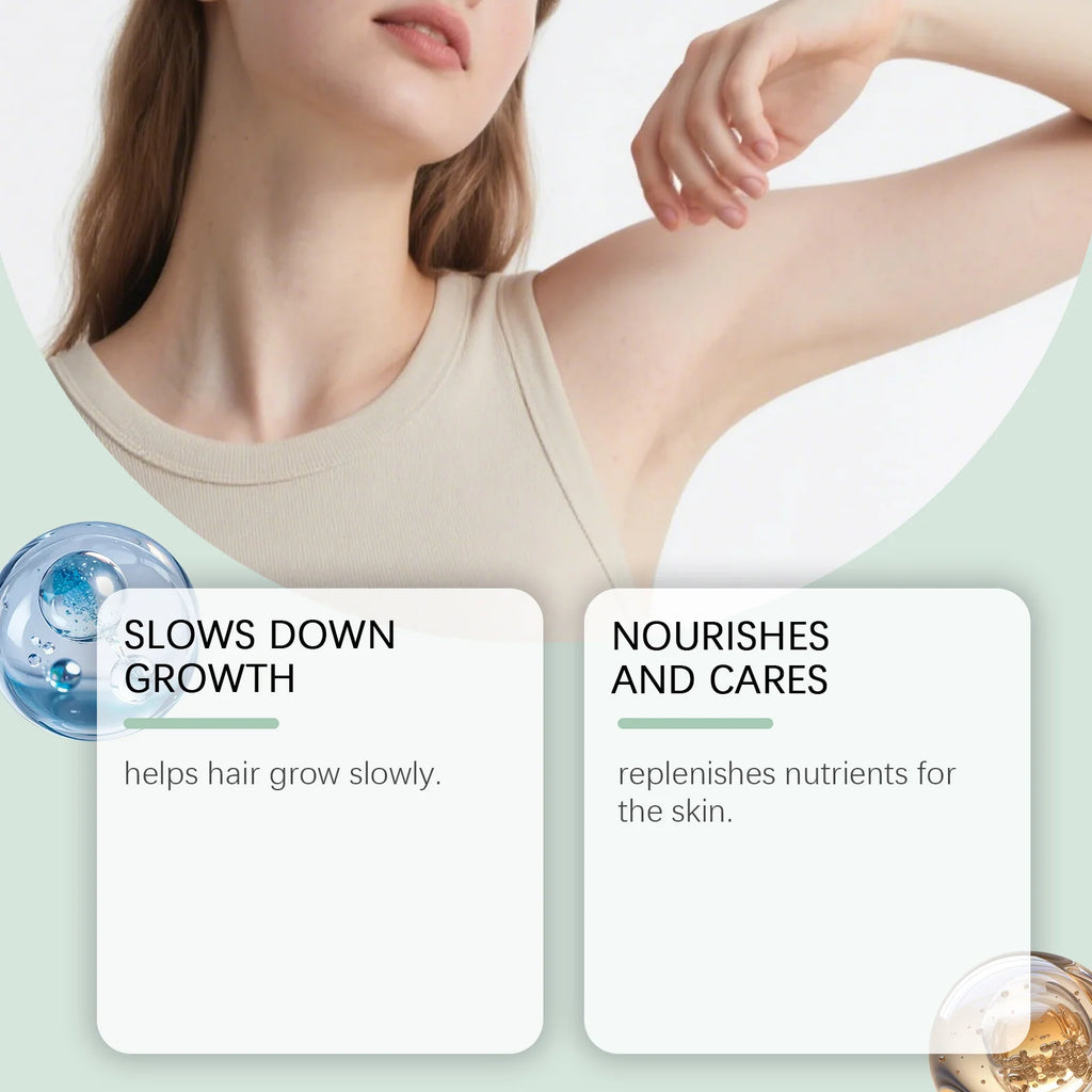Cyperus Rotundus Root Hair Removal Oil Relieve Redness Smoothing Soothing Moisturizing Hair Growth Inhibitor Body Depilatory Oil