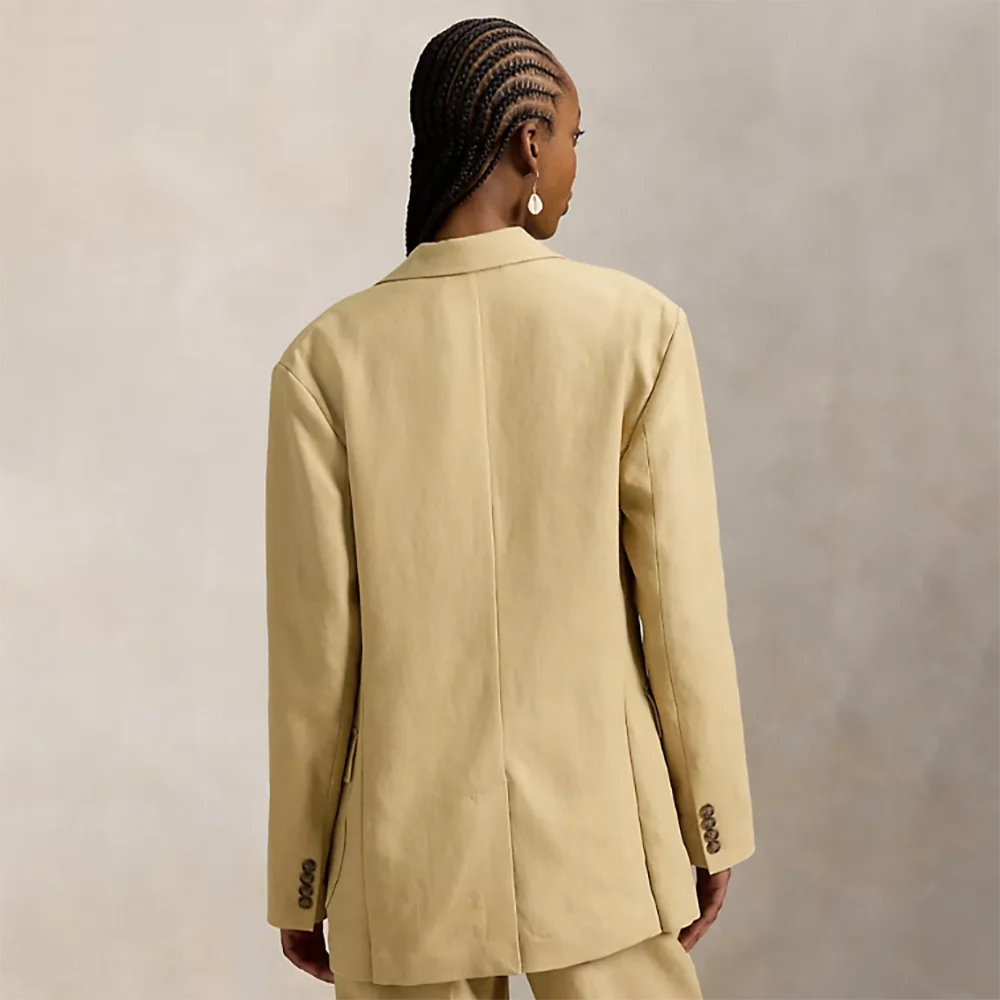 Glamorous Women's 3-Piece Linen Suit (Jacket+Vest+Pants) Casual Office Lady Formal Outfit Single Breasted Notched Lapel Set