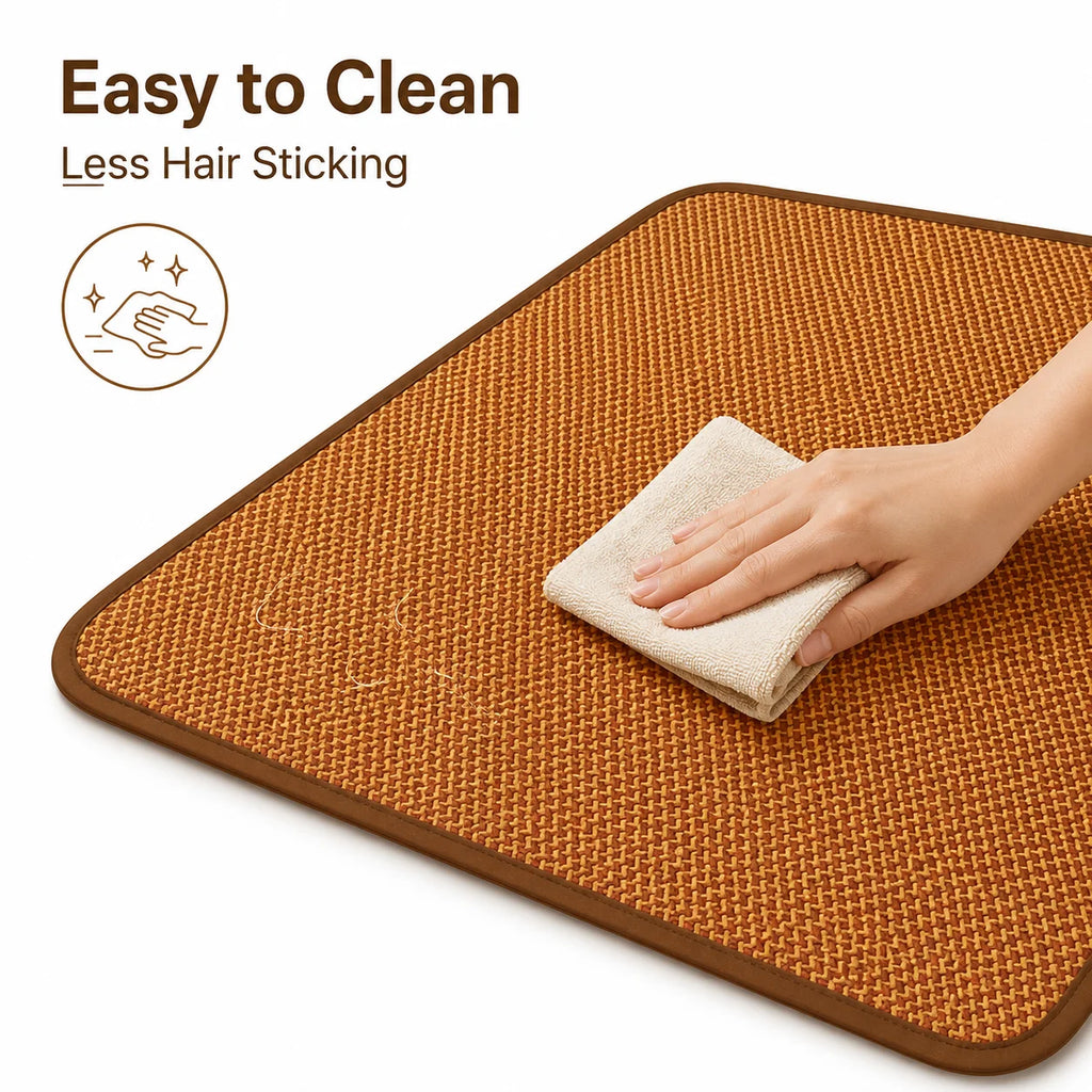 Pet Cooling Mat for Dogs and Cats, Breathable Summer Cooling Pad for Small Dogs Puppies Kittens, Pet Bed for Crate Sofa Floor