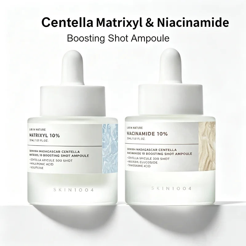 Korean Centella Matrixyl & Niacinamide Boosting Shot Ampoule,Pore Care Anti-Wrinkle Booster Face Serum Beauty Skincare Products