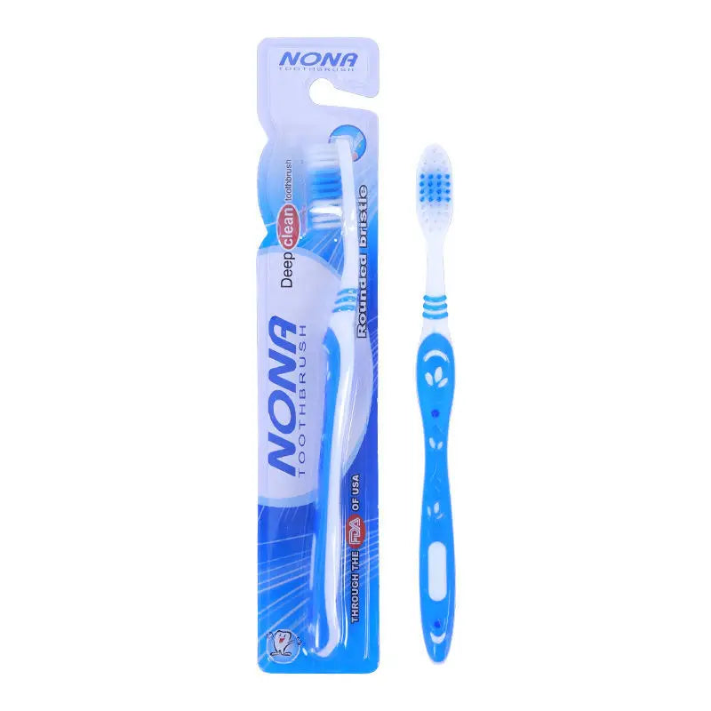 NONA toothbrush, natural, high quality manual toothbrush, soft bristles, suitable for gums, for everyday deep cleaning oral care