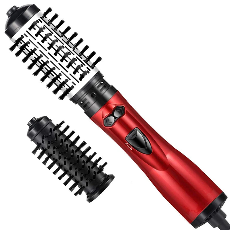 Multi-Functional 3 In 1 Hot Air Brush Automatic Hair Curler Straightener Rotating Volumizer Curling Blowout Hair Dryer Brush