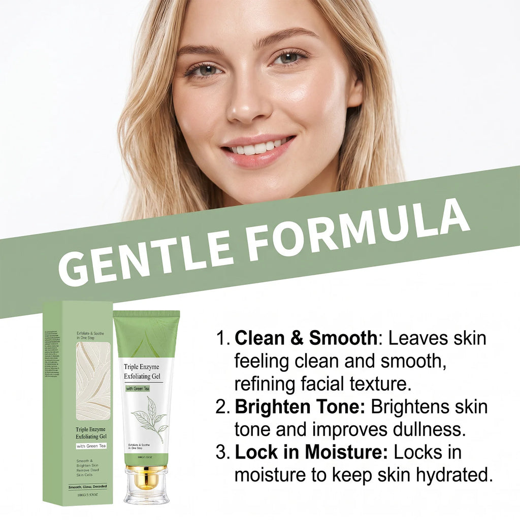 Exfoliating Gel For Face Deep Cleansing Pores Oil Control Moisturizing Nourishing Repair Whitening Smooth Removal Dead Skin