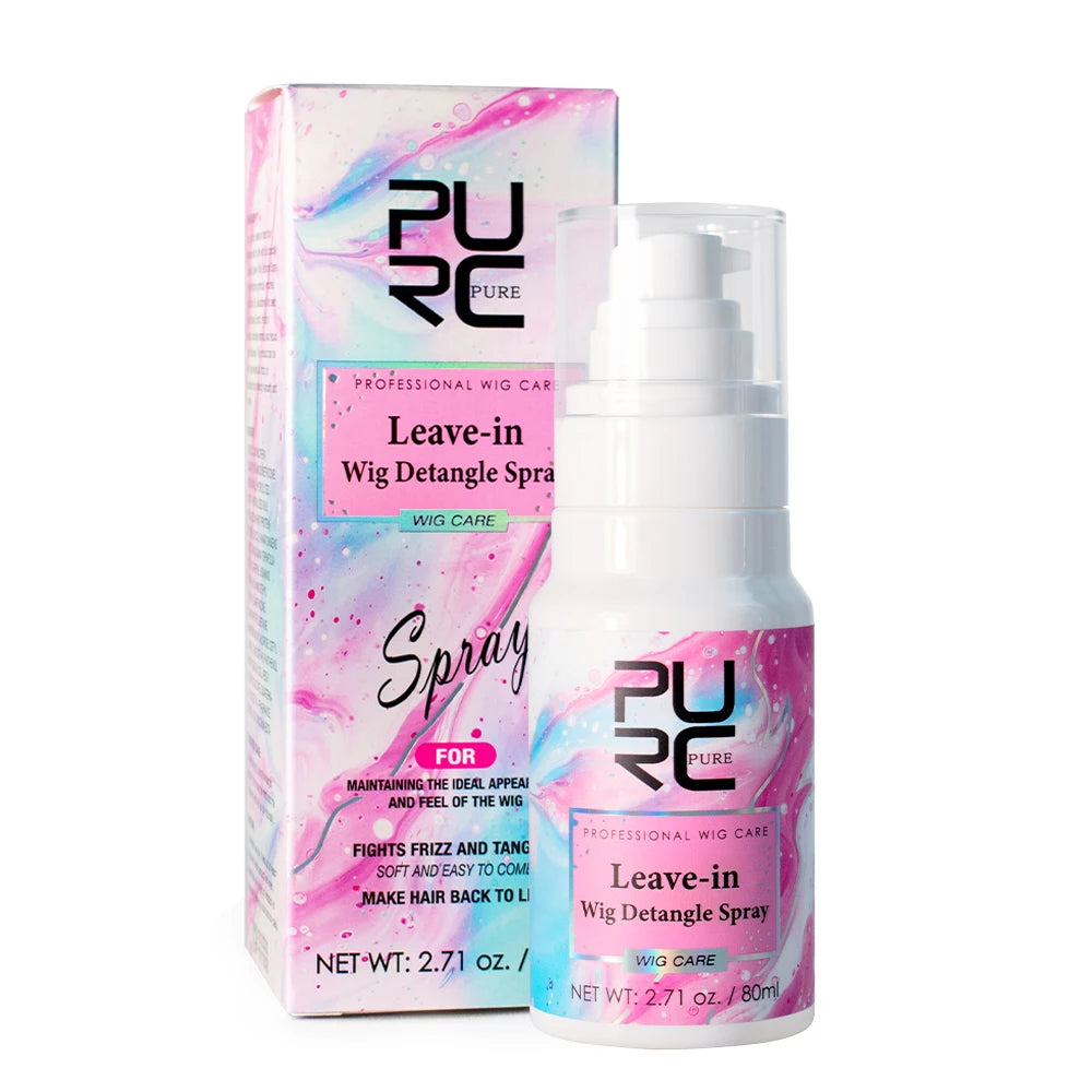 PURC Wig Shampoo And Conditioner Kit Coconut Oil Smoothing Shiny Hair Care Products for Wigs Women