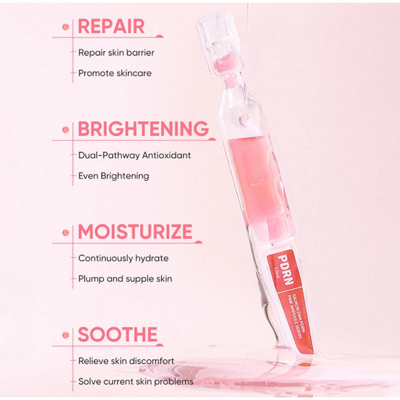 Salmon DNA PDRN Skin Care Set Ampoule Serum Capsule Cream Eye Stick Collagen Hyaluronic Acid Moisturizing Facial Skin Care Kit