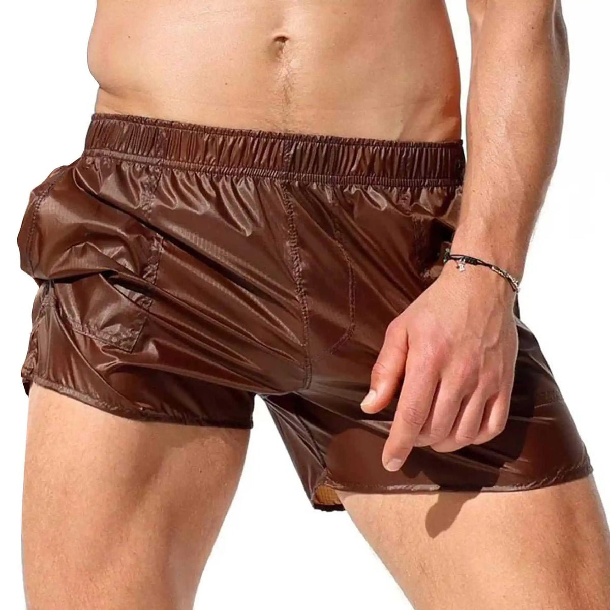 Men's Summer Sexy Swimwear Swimsuit Swimming Trunks Transparent Sunga Mens Swim Briefs Beach Shorts Mayo Sungas De Praia Homens